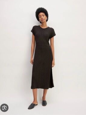 Everlane Black Midi Dress